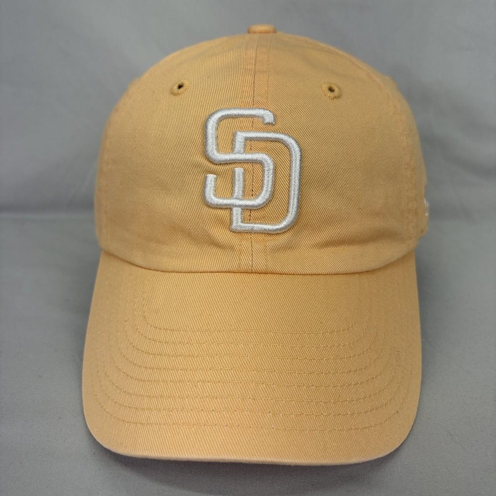 New Era San Diego Padres Hat Womens OSFA Orange MLB Adjustable Cap